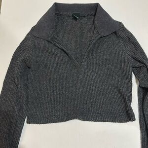 Wild fable polo long sleeve- grey women’s size XS.